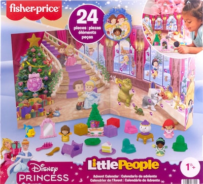 Fisher-Price Disney Princess Advent Calendar, Multicolored (JCW74)