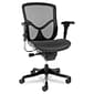 Alera® EQ Series Width Adjustable Arm Ergonomic Mesh Computer and Desk Chair, Black (ALEEQA42ME10B)
