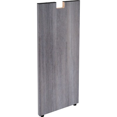 Lorell Essentials Series Credenza Half Leg, Weathered Charcoal, 28.5H x 12W x 1D (LLR69597)