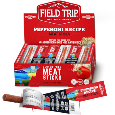 Field Trip Pepperoni Recipe Meat Stick, 0.5 oz., 24/Box (JTJ00569)