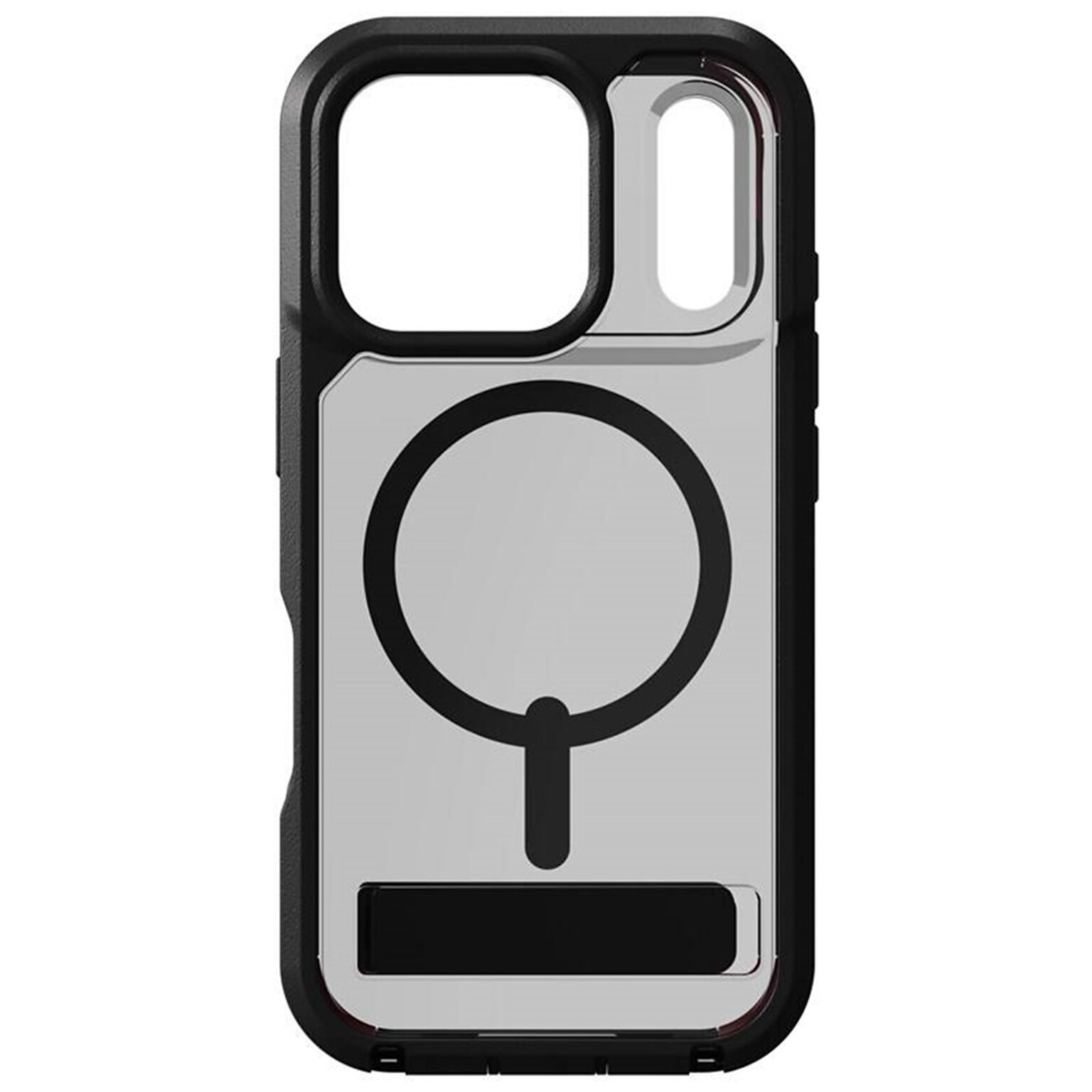 ZAGG Rainier MagSafe Phone Case for iPhone 17 Pro, Shock Absorbing, Smoke Black (702319174)