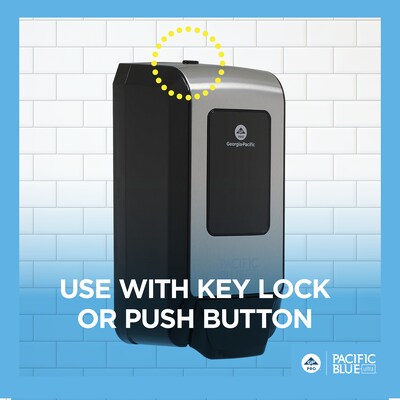 Pacific Blue Ultra Wall Mounted Hand Soap/Hand Sanitizer Dispenser, Stainless (53060)