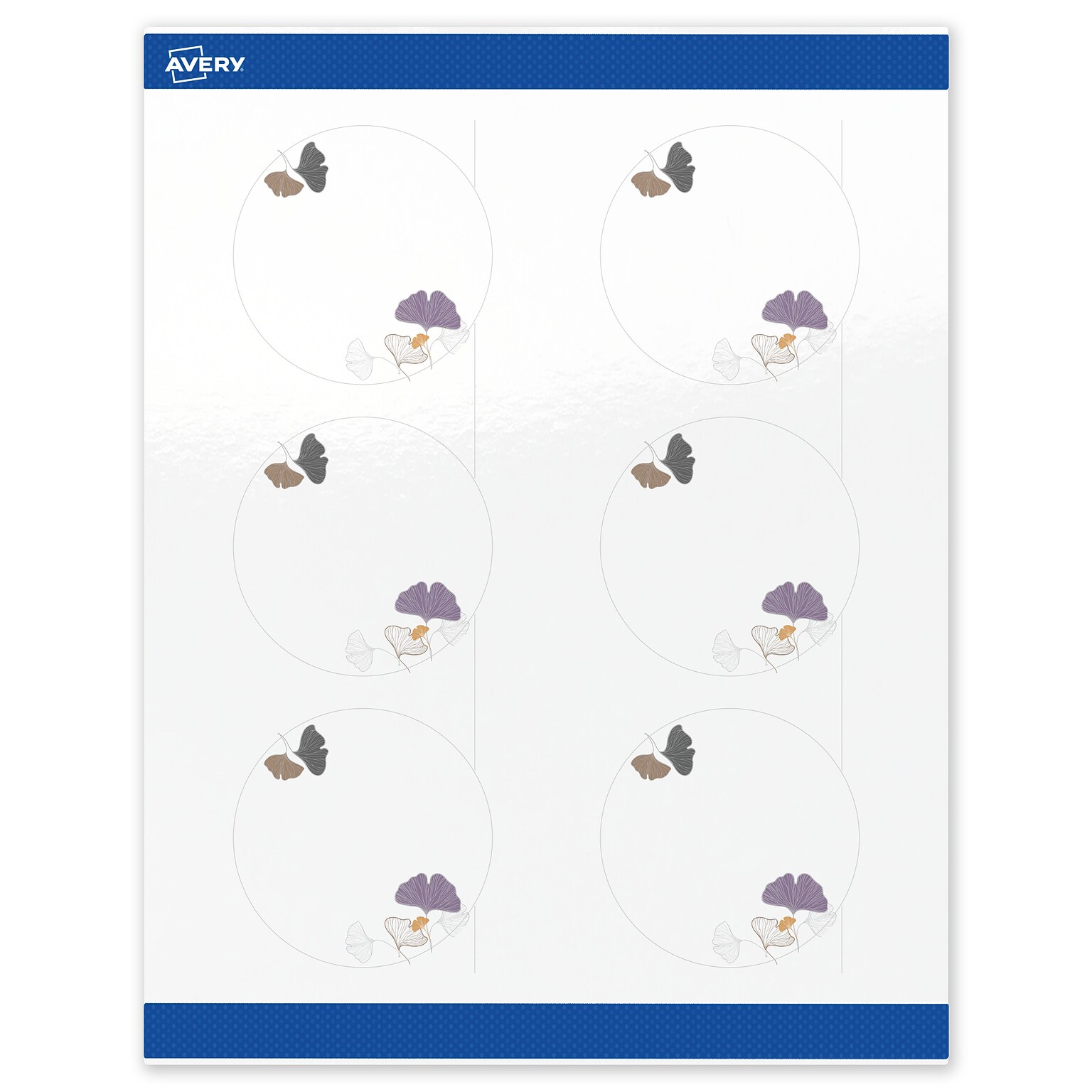 Avery Laser/Inkjet Circle Multipurpose Labels, 3 Dia., White, 60/Pack (S00-F49)