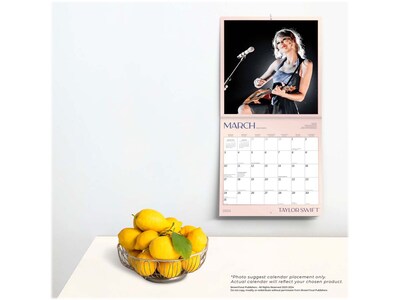 2024 BrownTrout Taylor Swift 12" x 24" Monthly Wall Calendar (9781975466381)