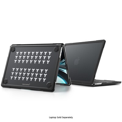 SaharaCase Raider Series Laptop Case for MacBook Pro 16-Inch (2021–2025, M1–M5), Black/Clear (LT00044)
