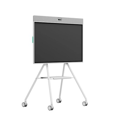 Logitech Rally Board 65 HD 4K Video Conferencing System Bundle, Mobile Cart, Off-White (991-000562)