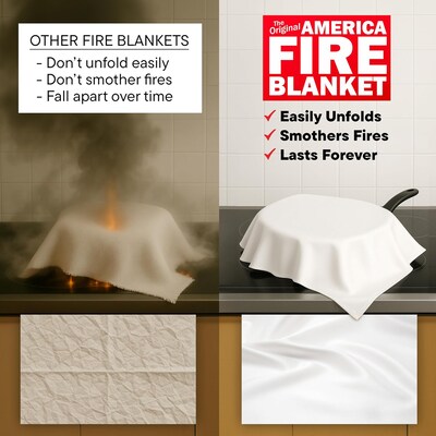 America Class AB Fire Blanket, 5/Pack (AFB5)