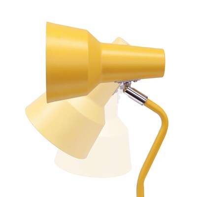 Simple Designs Sleek Essentials LED Desk Lamp, 15.2", Yellow (LD1078-YLW)
