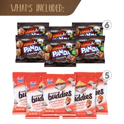 Snack Box Pros Peanut Butter & Chocolate Dessert Mix, 24/Box (700-00193)