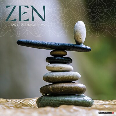 2027 Willow Creek Zen 12 x 12 Monthly Wall Calendar, Assorted Colors (63156)