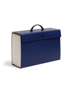 Smead Recycled File Pocket, 5 Expansion, Legal Size, Blue (70806)