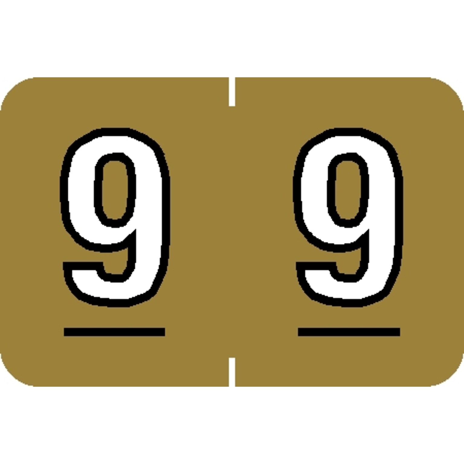 Medical Arts Press Barkley & Sycom Compatible Numeric Sheet Labels; 9
