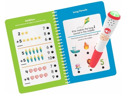 Educational Insights Hot Dots Kindergarten Essentials Reading and Math Workbook (2443)