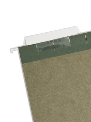 Smead Hanging File Folders, 1/3-Cut Adjustable Tab, Legal Size, Standard Green, 25/Box (64135)