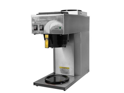 Newco AK-2 12-Cup Commercial 2-Station Coffee Brewer, Gray/Black (AK2)