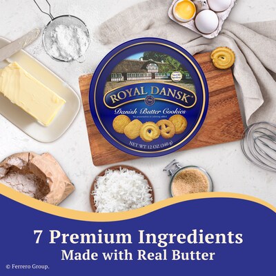 Royal Dansk Butter Cookies, 12 oz. (KRD819971)