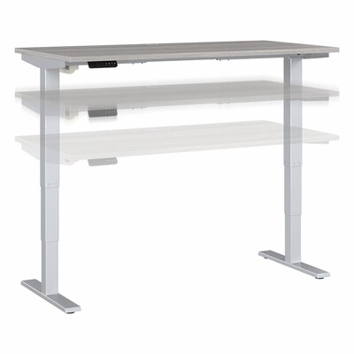 Bush Business Furniture Move 40 Series 28-48 Adjustable Standing Desk, Platinum Gray/Cool Gray Met