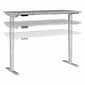 Bush Business Furniture Move 40 Series 60"W Electric Height Adjustable Standing Desk, Platinum Gray/Cool Gray (M4S6030PGSK)