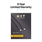 NXT Technologies™ 6 Ft. Braided USB-C Cable, Black (NX60469)