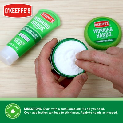 O'Keeffe's Working Hands Cream, 3.4 oz Jar (K0350007)