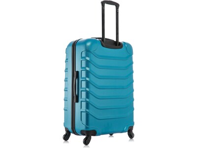 InUSA Endurance 3-Piece Hardside Spinner Luggage Set, Teal (IUENDSML-TEA)