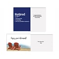 Better Office Retirement Cards with Envelopes, 7 x 5, Assorted Colors, 2/Pack (64623-2PK)