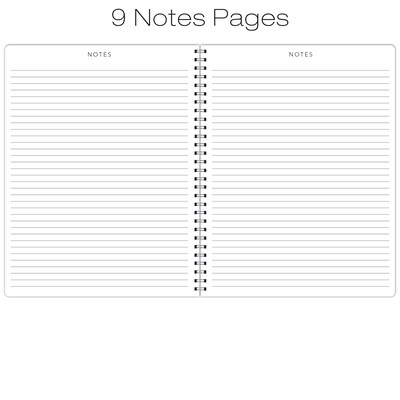 Global Printed Products Business Expense Accounting Journal, 8.5" x 11", Black/Blue, (GPP-0116)