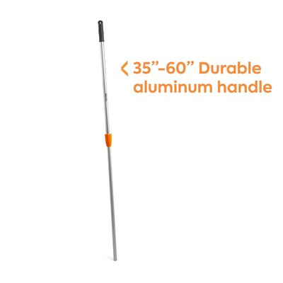 Coastwide Professional™ 35-60 Aluminum Wet Mop Extendable Handle, Microfiber Head (CW61073-CC)