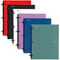 Five Star Flex 5-Subject Subject Notebooks, 8.5" x 11", College Ruled, 150 Sheets, Assorted Colors (08128)