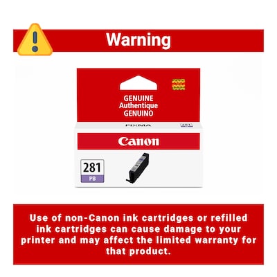 Canon CLI-281 Photo Blue Standard Ink Cartridge (2092C001)
