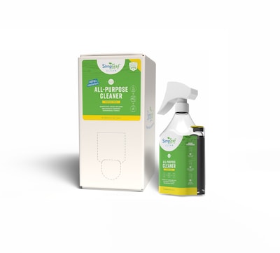 Simpleaf Clean All-Purpose Cleaner with Easy Refill Bottle, Tropical Fresh, 2.5 Gallon (S-APBIB012.5GTF)