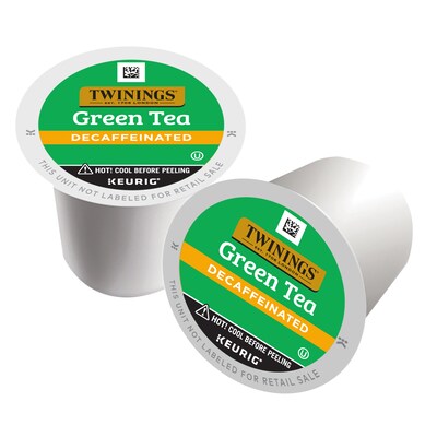 Twinings Decaf Green Tea, Keurig® K-Cup® Pods, 24/Box (TNA90557)