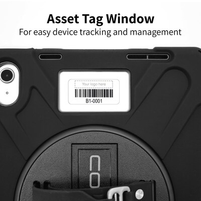 CODi Rugged iPad 11" (A16/11th Gen) & iPad 10.9" (10th Gen) Case w/ Integrated Screen Protector, black (C30705069IS)