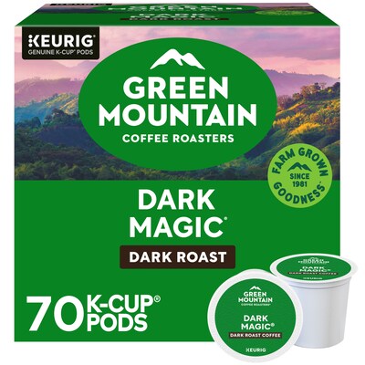 Green Mountain Dark Magic Coffee Keurig® K-Cup® Pods, Dark Roast, 70/Box (5000373740)