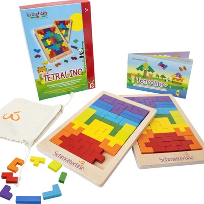 Extasticks Tetralino Double Premium Wooden Puzzle (EXAE3302)