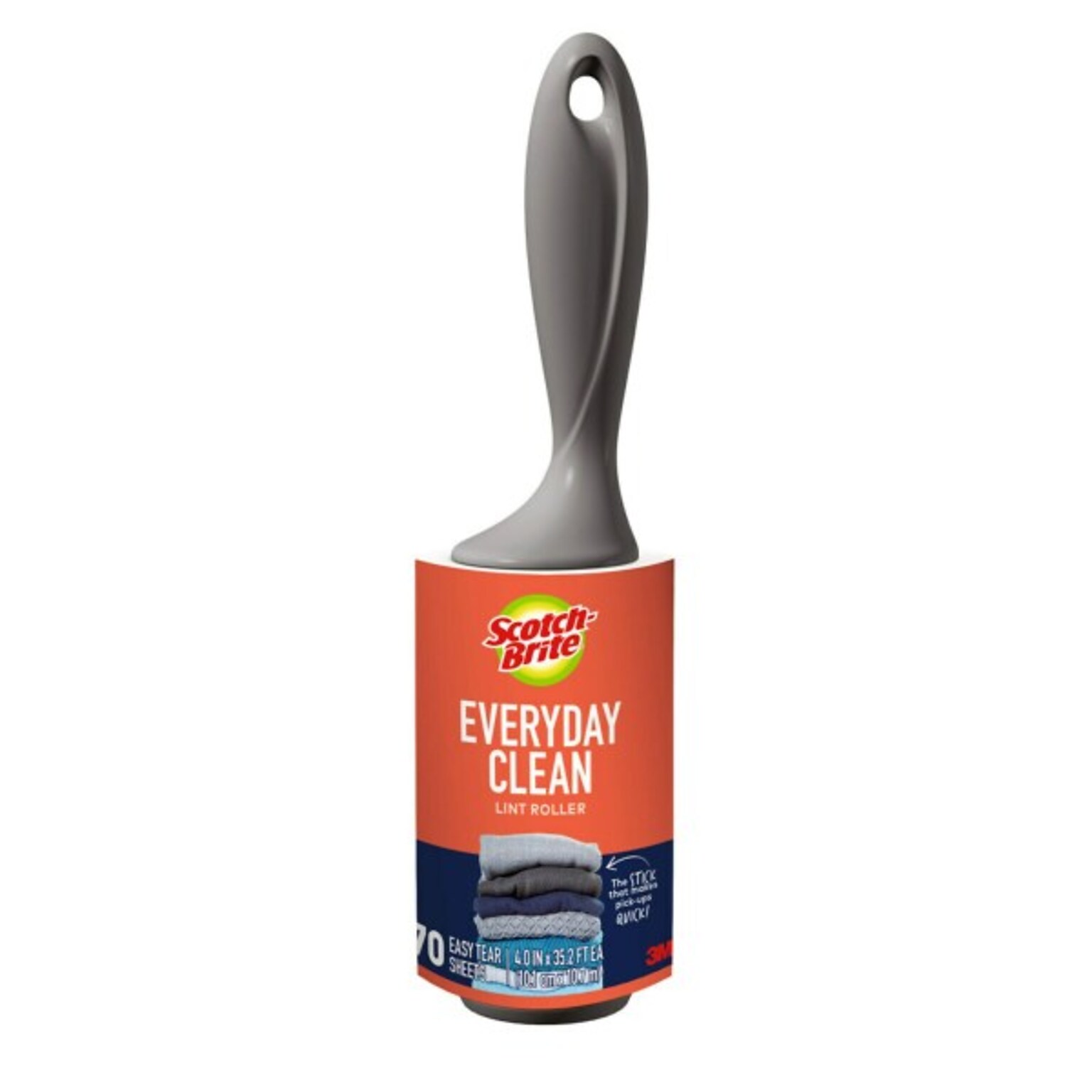 Scotch-Brite Everyday Clean Lint Roller, 70 Sheets (836RS-70)