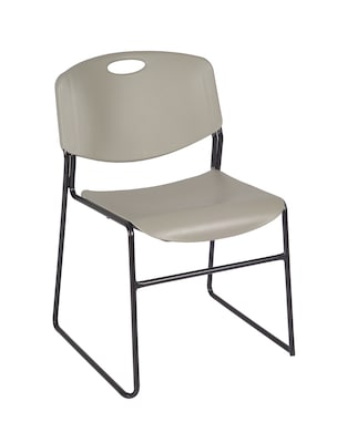 Regency 36" Training & Hospitality Round Shape Laminate Table with 4 Chairs, Gray (TB36RNDGY44GY)