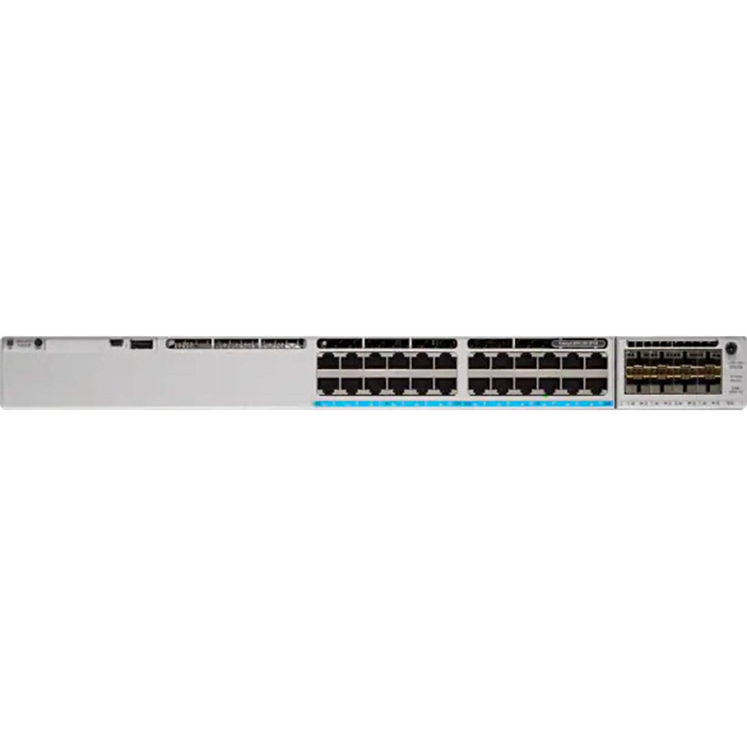 Cisco Catalyst 9300 24-Port Gigabit Ethernet Managed Switch, Gray (C9300L-24T-4X-E)