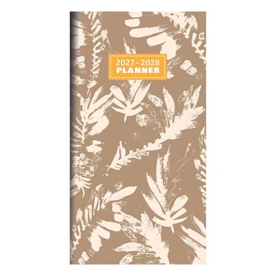 2027 TF Publishing Wheat & Grass 3.5 x 6.5  Monthly Standard Planner, Paperboard Cover, Multicolored (27-7012)