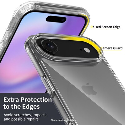 SaharaCase Venture Series Phone Case for iPhone 17 Air, Shock Absorbing, Clear (CP00949)