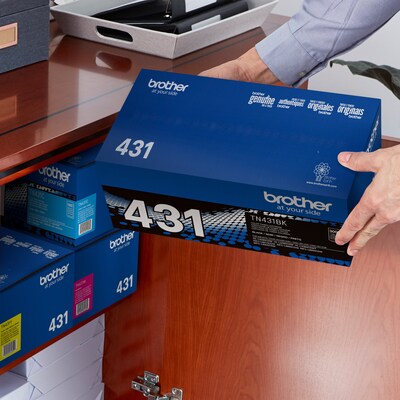 Brother TN-431 Black Standard Yield Toner Cartridge, Print Up to 3,000 Pages (TN431BK)