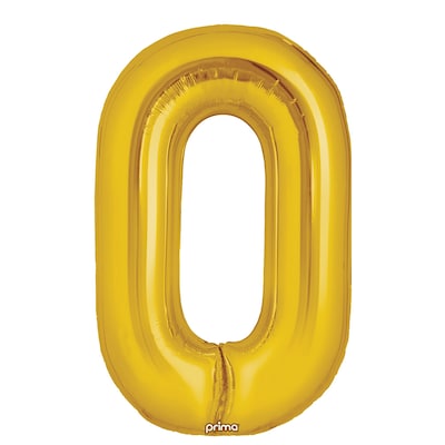 Party City (Air-Filled) 16 O Foil Balloon, Gold, 2/Pack (AM60050228-19)