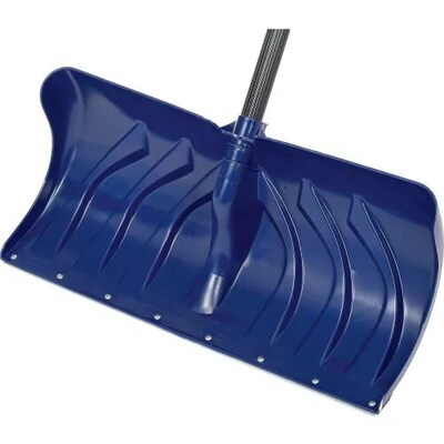 TrueTemper Arctic Blast 24 Poly Blade Snow Pusher Shovel, Steel D-Grip Handle (1603500)