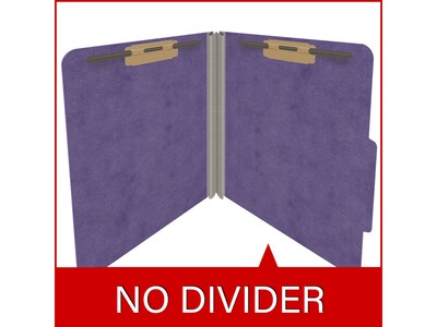Medical Arts Press Pressboard Classification Folder, 2" Expansion, Letter Size, Purple, 25/Box (DV-T42-02-3PRP)