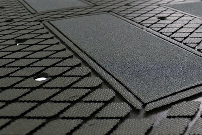 M + A Matting Traction Tread Grit Commercial Drainage Floor Mat, 3 x 5, Black (51135100)