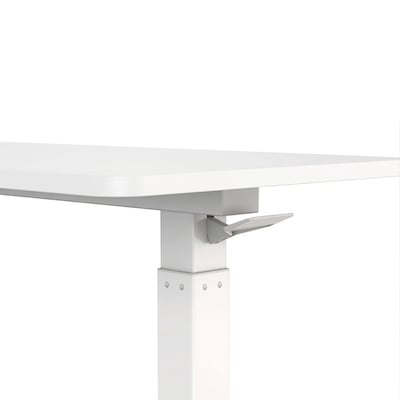 FlexiSpot H7 Overbed Table Mobile Laptop Cart, 27.6" x 15.8", White (H7W-2816)