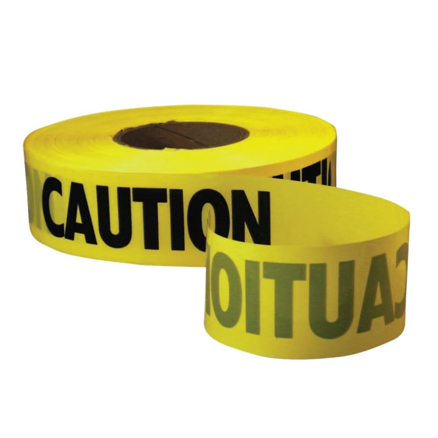 Empire Level Safety Barricade Tapes, Yellow, Caution, 1000 Length, 3 Mil Thickness (272-77-1001)