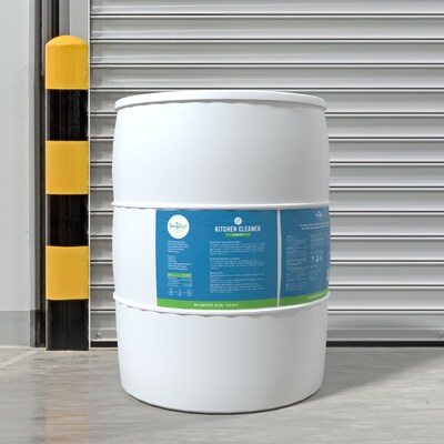Simpleaf Clean Kitchen Cleaner & Degreaser Concentrate, Citrus Zest, 30 Gallon (SKCPL0130GCZCon)
