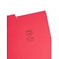 Smead FasTab Hanging File Folders, 1/3-Cut Tab, Letter Size, Red, 20/Box (64096)