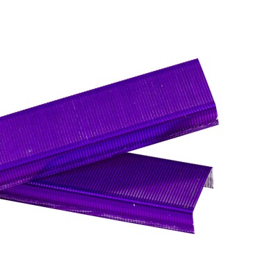 JAM Paper Colorful Staples, 1/4" Leg Length, Purple, 5000/Box (335PUZ)